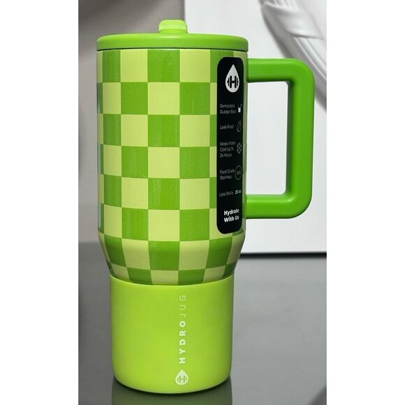 HydroJug 20oz Traveler, HONEYDEW CHECKERS - Picture 3 of 6